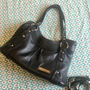 Paulina Carcach black leather purse